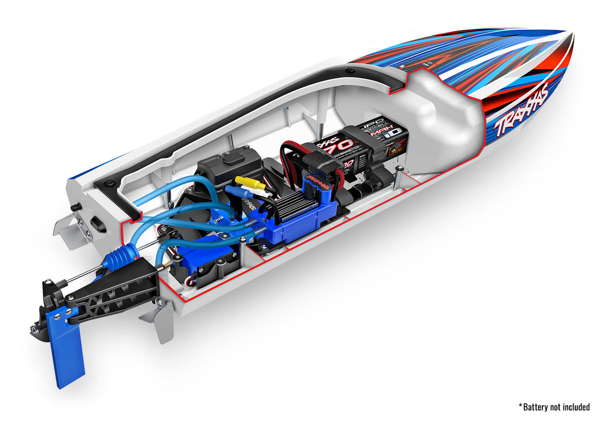 Traxxas Disruptor 26" Brushless 4S Racing Boat (Self-Righting / Multiple Colors / ARR) IN-STORE ONLY