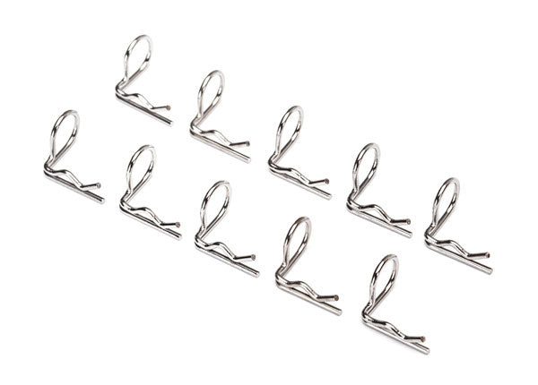 Traxxas 90° Body Clips (Silver / 10pcs)