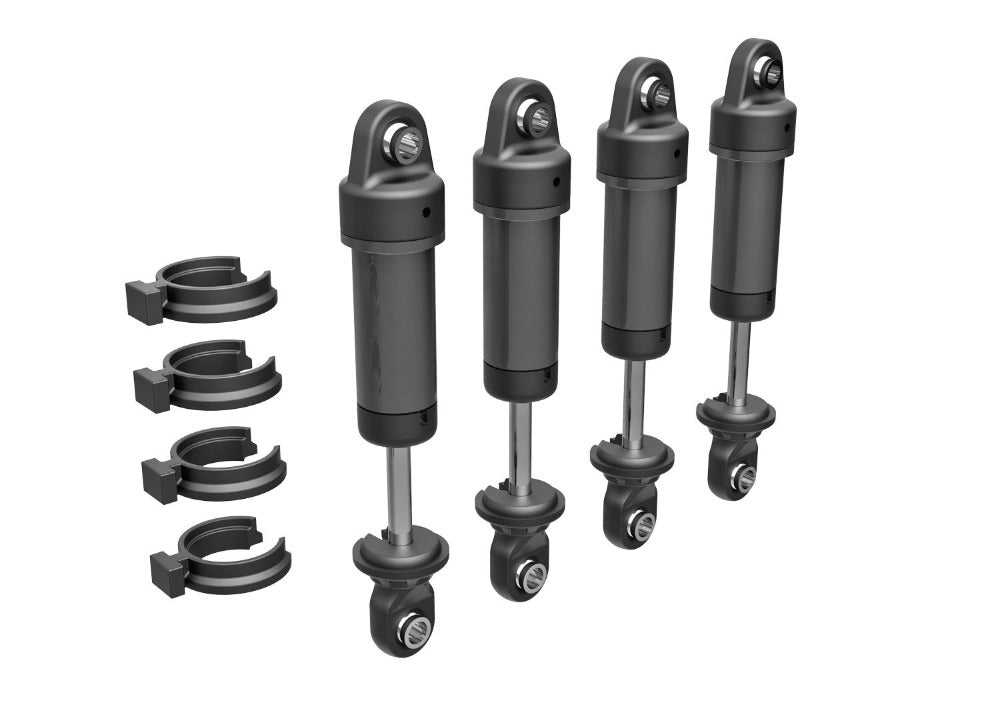 Traxxas Aluminum GTM Shocks w/o Springs (#9764-GRAY / Pre-Assembled / 4pcs)