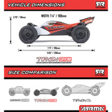 ARRMA 1/18 Typhon Grom Mega 380 4WD Monster Truck (Brushed / Multiple Colors / RTR)