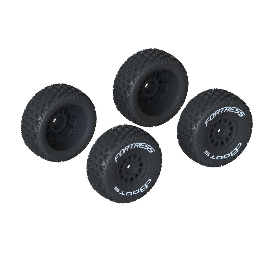 ARRMA dBoots Fortress Tire/Wheel Set (1.9" / 12mm Hex / 4pcs)