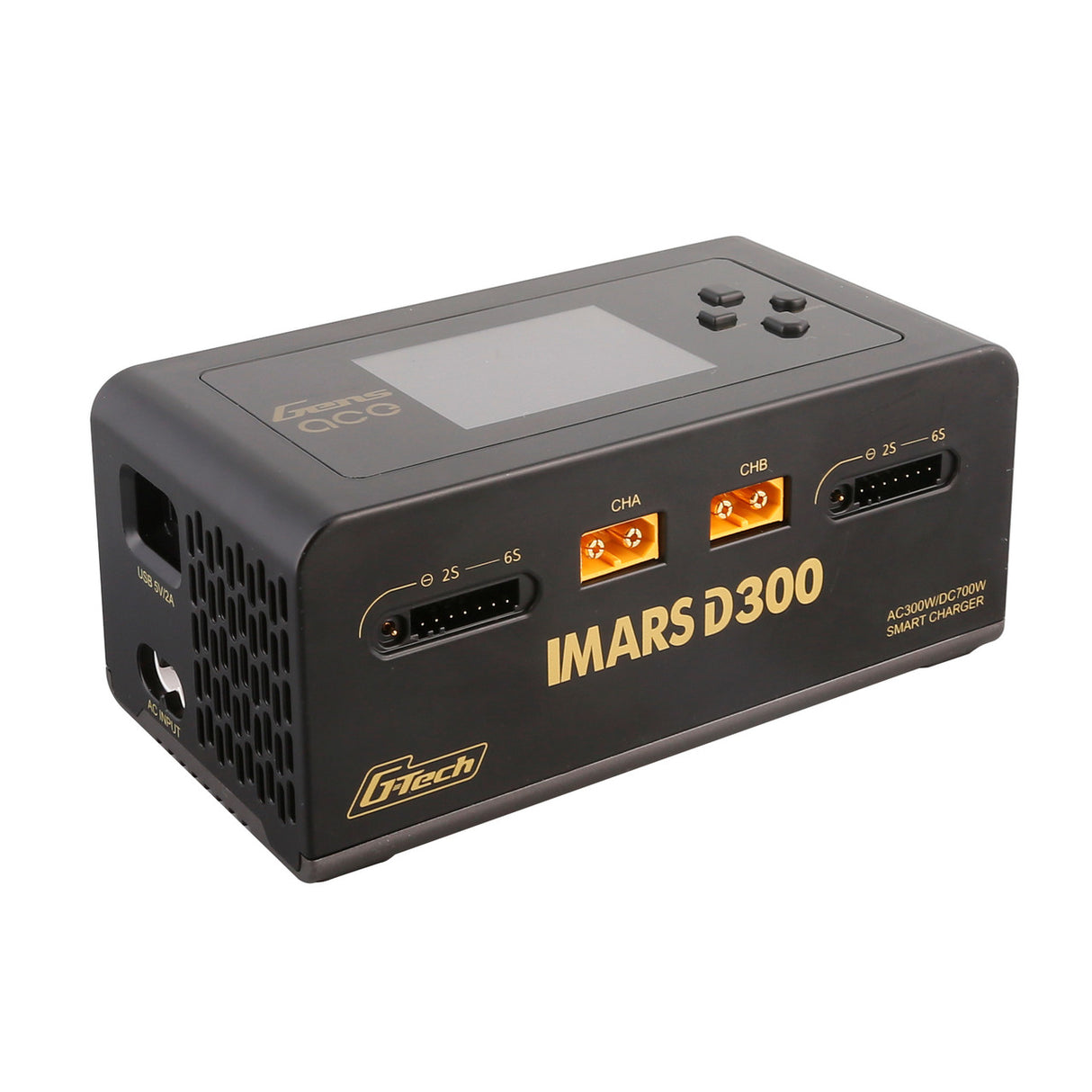 Gens Ace iMars D300 Dual Channel Battery Charger / G-Tech / 300W+