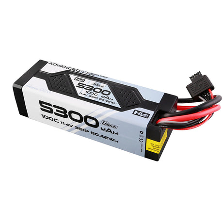 Gens Ace Advanced 3S / 5300mAh / 100C / 11.4V / G-Tech / EC5 Hardcase LiPo Battery