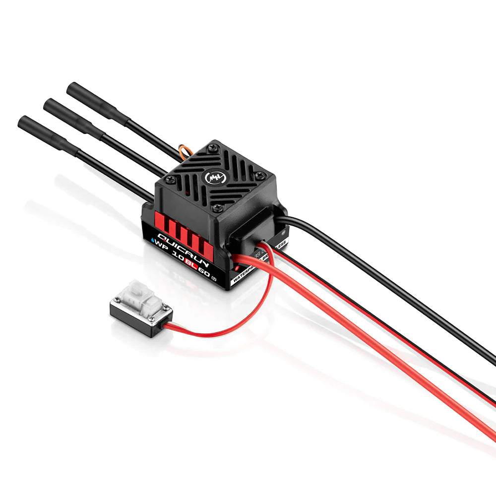 HobbyWing QUICRUN WP-10BL60 G2 60A Brushless ESC (2-3S)