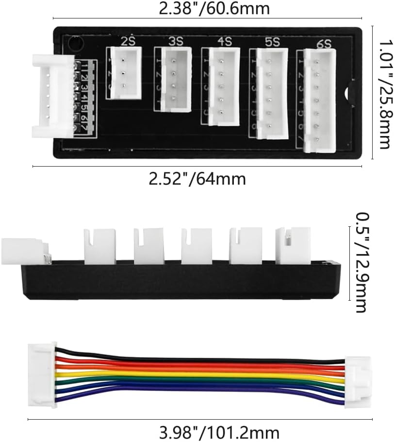 Charger Balance Board (2-6S / JST-XH)