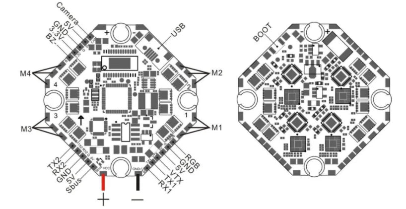 Emax Babyhawk II HD AIO Flight Controller with ESCs (PNP No Receiver / 25A / 2-4S)