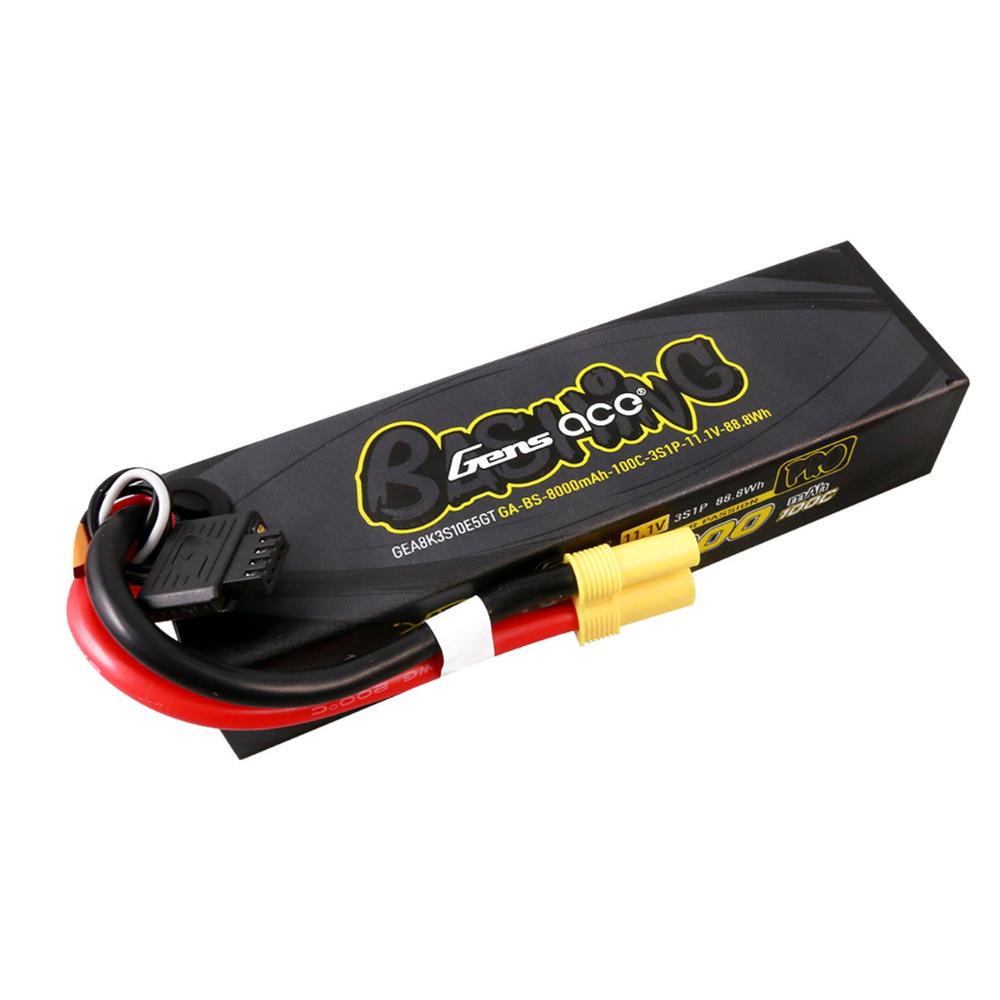 Gens Ace Bashing Pro 3S / 8000mAh / 100C / 11.1V / G-Tech / EC5 Hardcase LiPo Battery