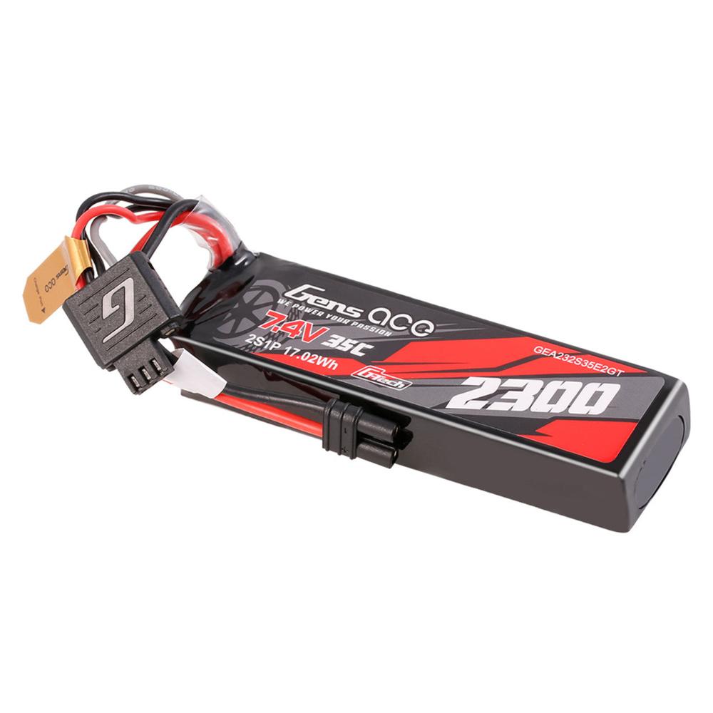 Gens Ace 2S / 2300mAh / 35C / 7.4V / iEC2 / G-Tech LiPo Battery