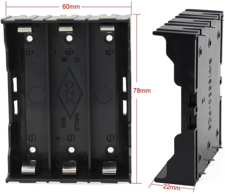 18650 Li-Ion Battery Case (Single, Double, or Triple) | RC-N-Go