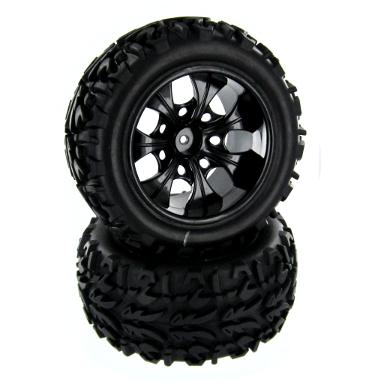 Redcat Volcano 20126 Rim/Tire Set (Pre-Glued / 12mm / 2pcs) | RC-N-Go