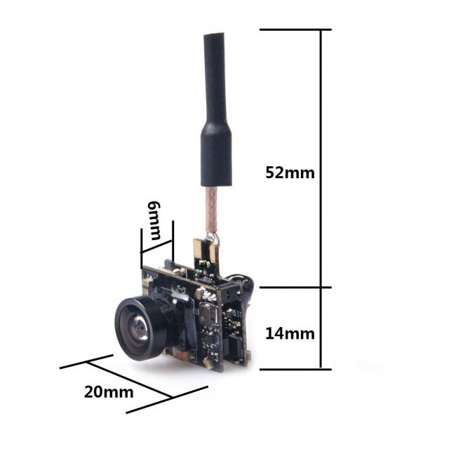 AKK BA2 Micro AIO Camera (5.8Ghz / 40CH / 200mW) | RC-N-Go