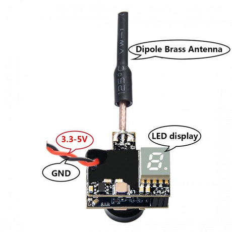 AKK BA2 Micro AIO Camera (5.8Ghz / 40CH / 200mW) | RC-N-Go