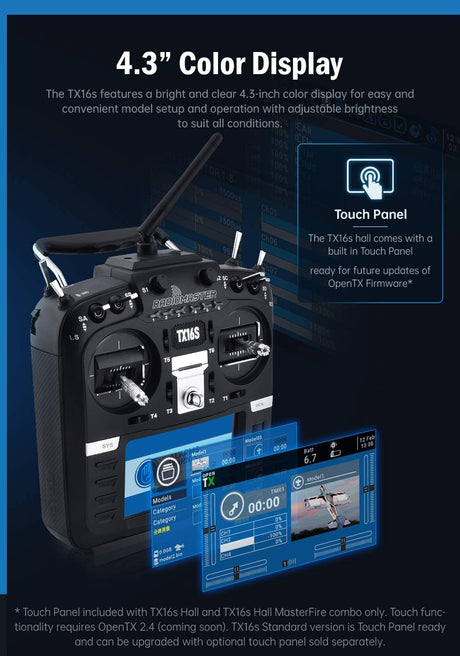 RadioMaster TX16S Radio Transmitter (Hall Version / Built-in Multi-Protocol) | RC-N-Go