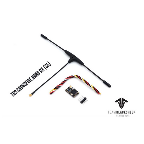 TBS Crossfire Nano (SE) Long Range Radio Receiver with Immortal T Antenna | RC-N-Go